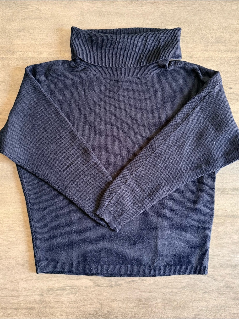 Cyrus Black Knit Turtleneck Sweater